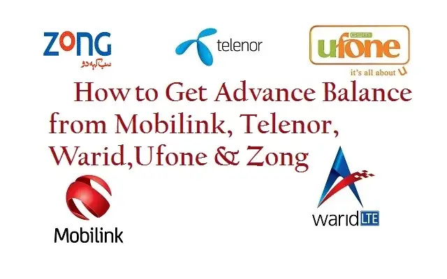 Advance Balance (Loan) Codes  | Jazz | Zong | Ufone | Telenor