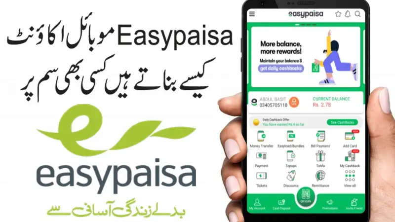 Open Easypaisa Account, Download App, Helpline & Guide