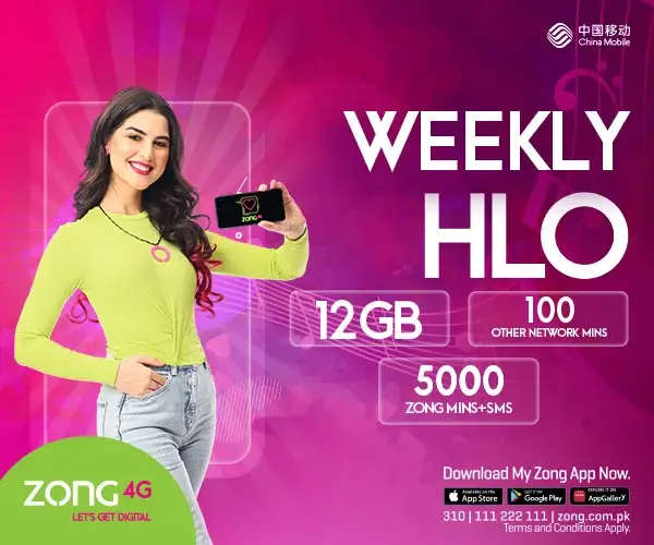 Zong Weekly Internet Data Packages (bundles) List & Details